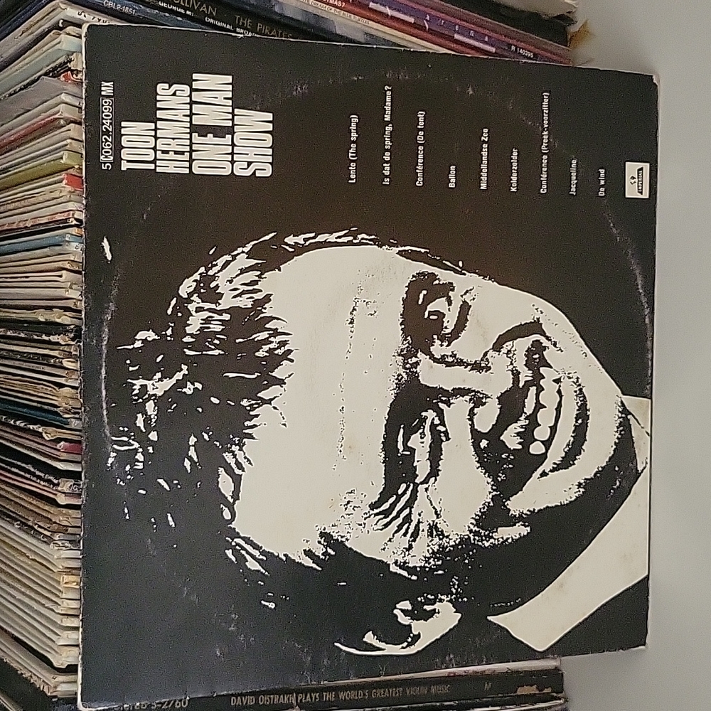 LP vinyl record Toon Hermans One Man Show